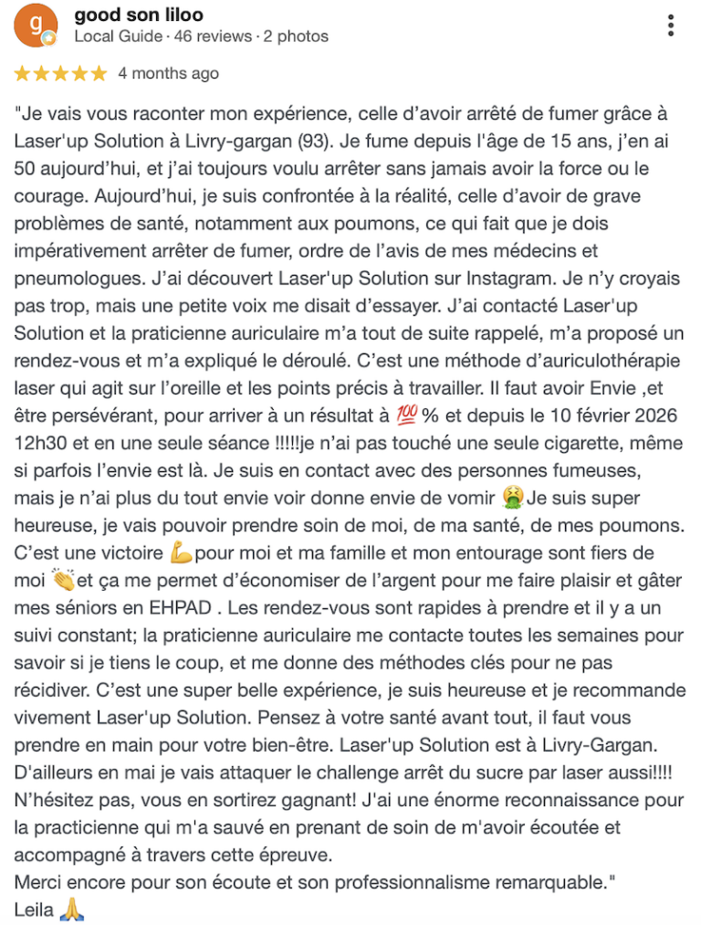 laser anti tabac