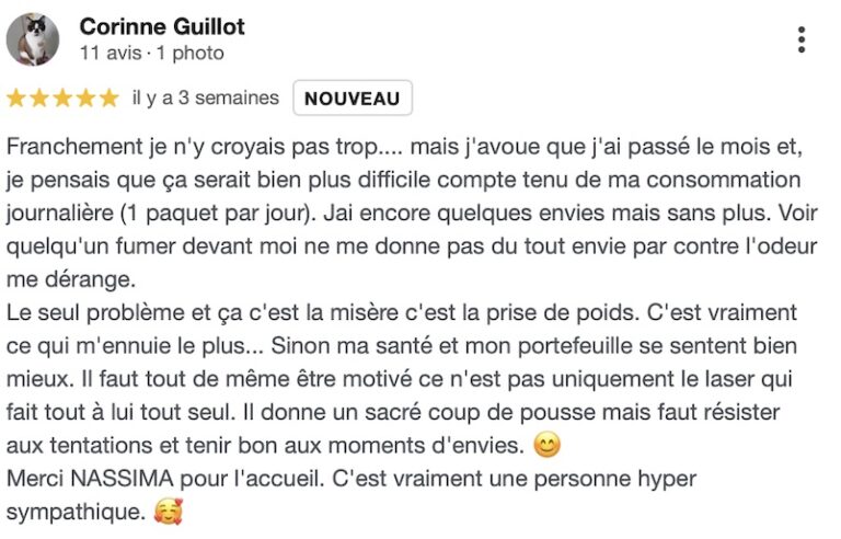 laserostop tabac